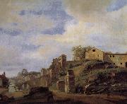 Jan van der Heyden Tiber Island Landscape oil painting